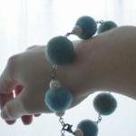 Baby Blue and Turquoise Fel..