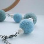 Baby Blue and Turquoise Fel..