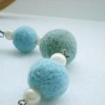 Baby Blue and Turquoise Fel..