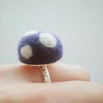 Felt Mushroom Ring - Needle..